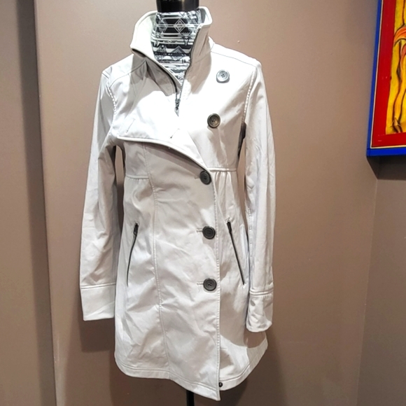 PrAna Martina Water Resistant Coat Sand Color sz S - Picture 1 of 8